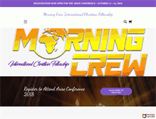 Tablet Screenshot of morningcrew.org